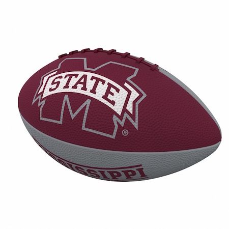 Logo Brands Mississippi State Pinwheel Logo Junior Size Rubber Football 177-93JR-2
